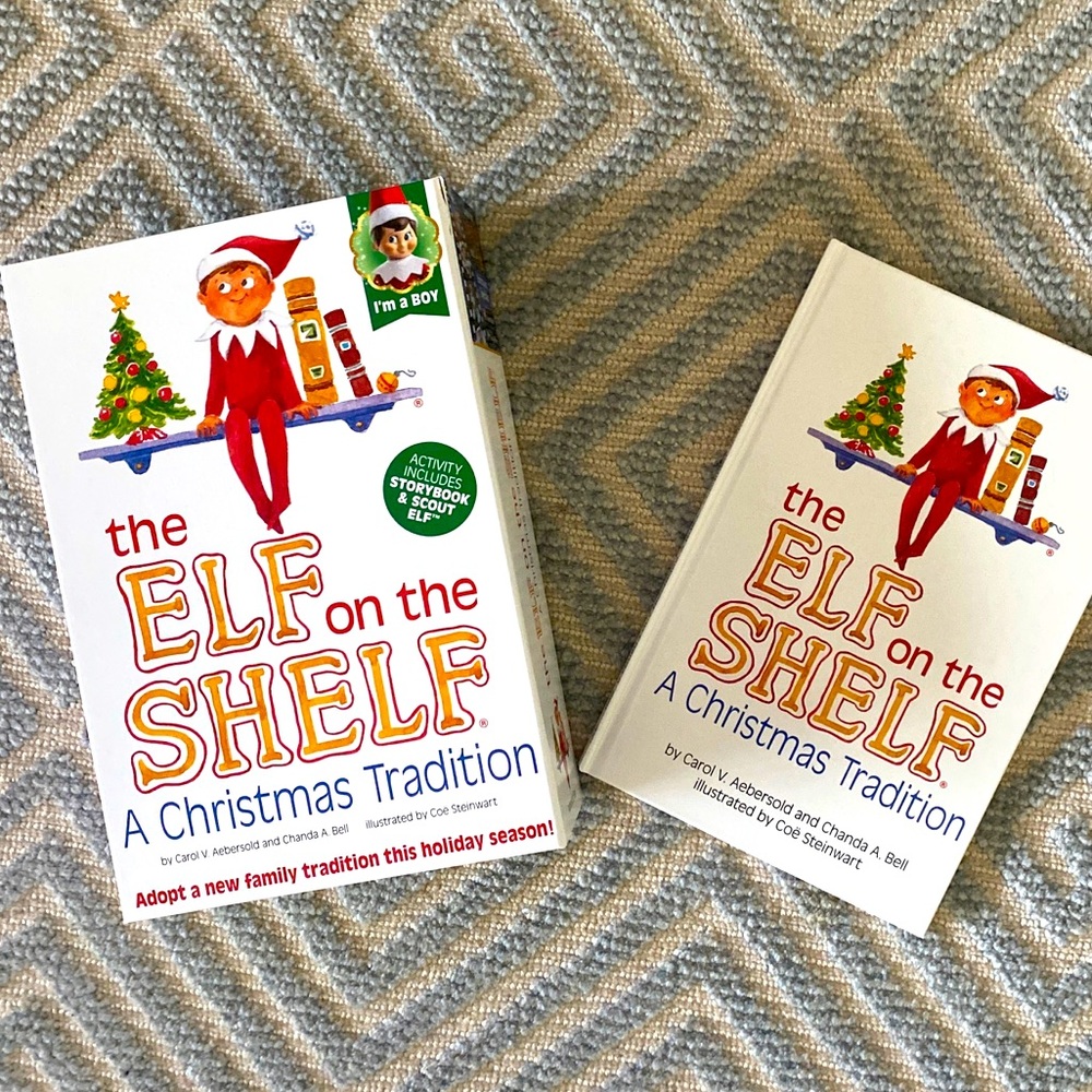 Elf on the Shelf Book and Gift Box, Blue-Eyed Boy